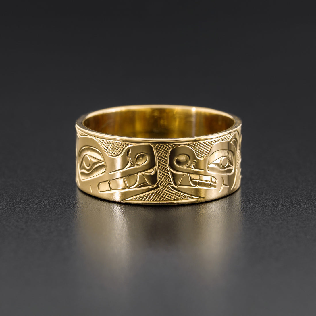 Bear and Cub - 14k Gold Ring