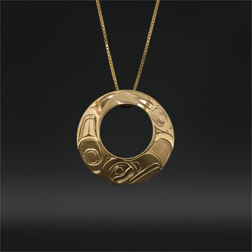 Eagle - 14k Gold Pendant