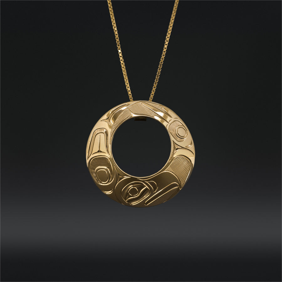 Eagle - 14k Gold Pendant