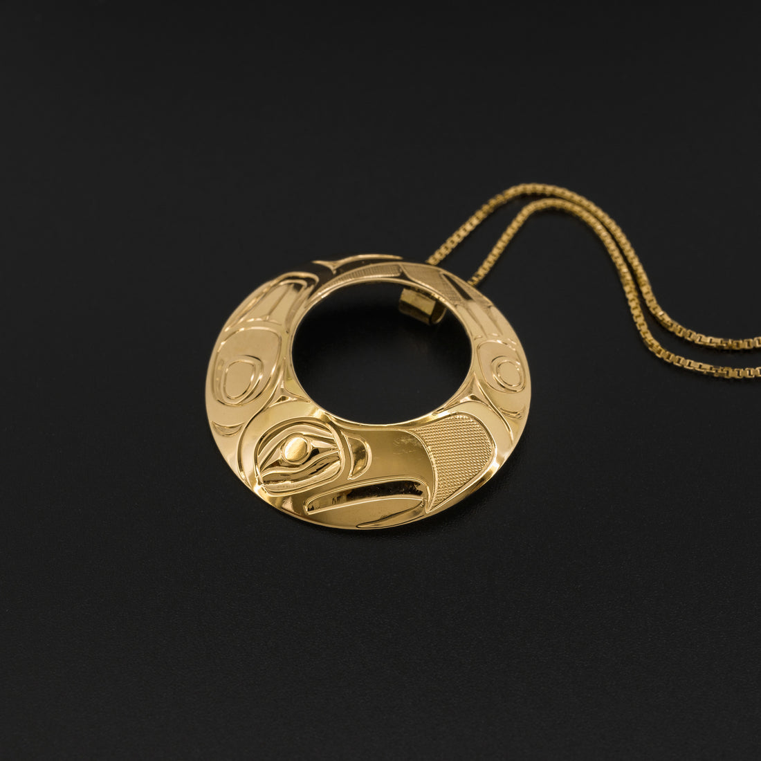 Eagle - 14k Gold Pendant