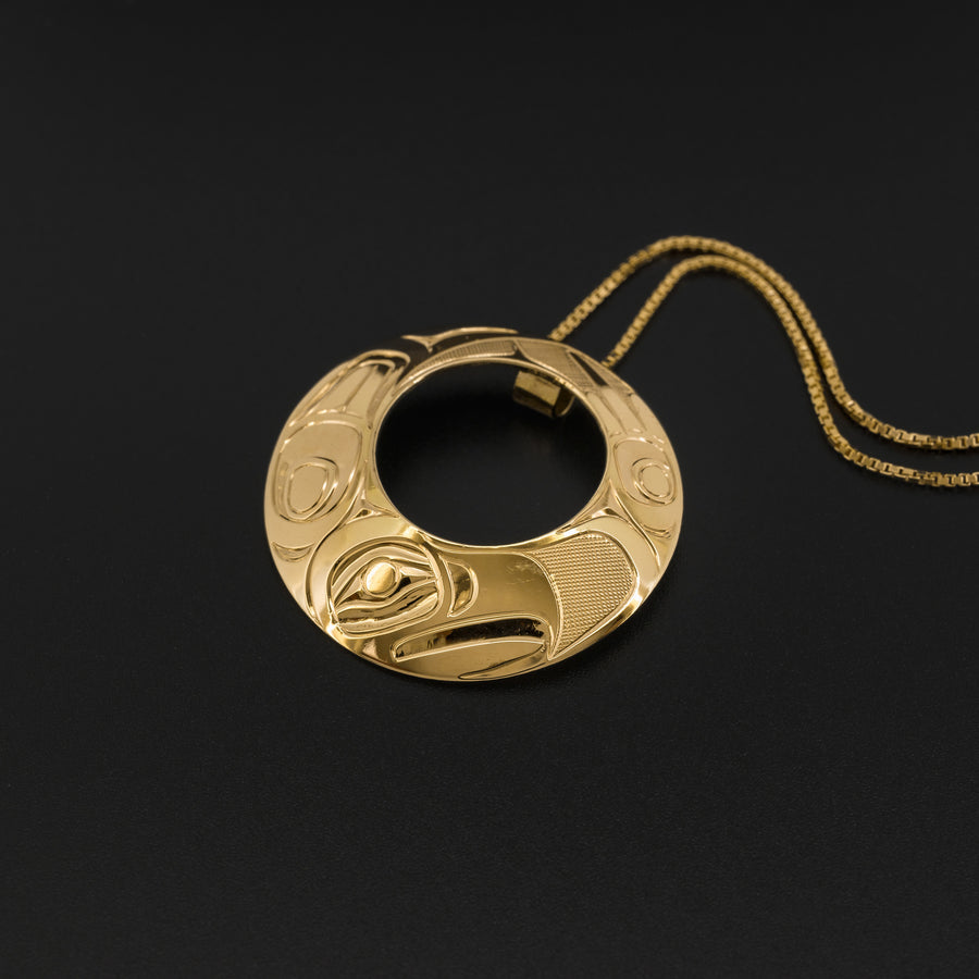 Eagle - 14k Gold Pendant