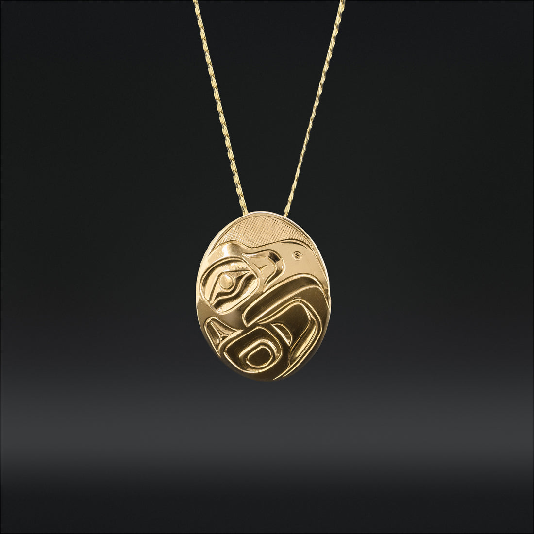Eagle - 14k Gold Pendant