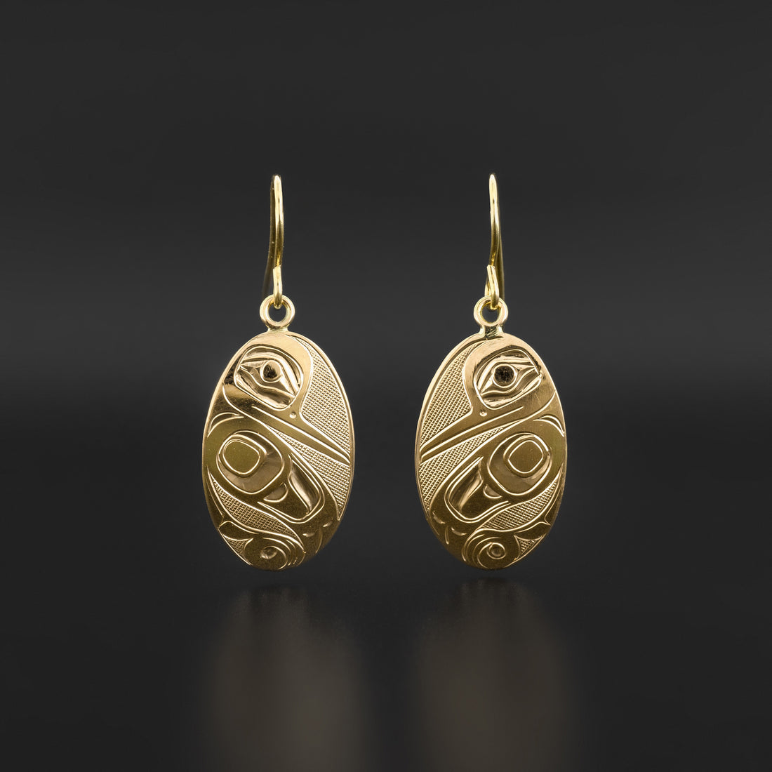 Hummingbird - 14k Gold Earrings