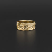 Hummingbird - 14k Gold Ring