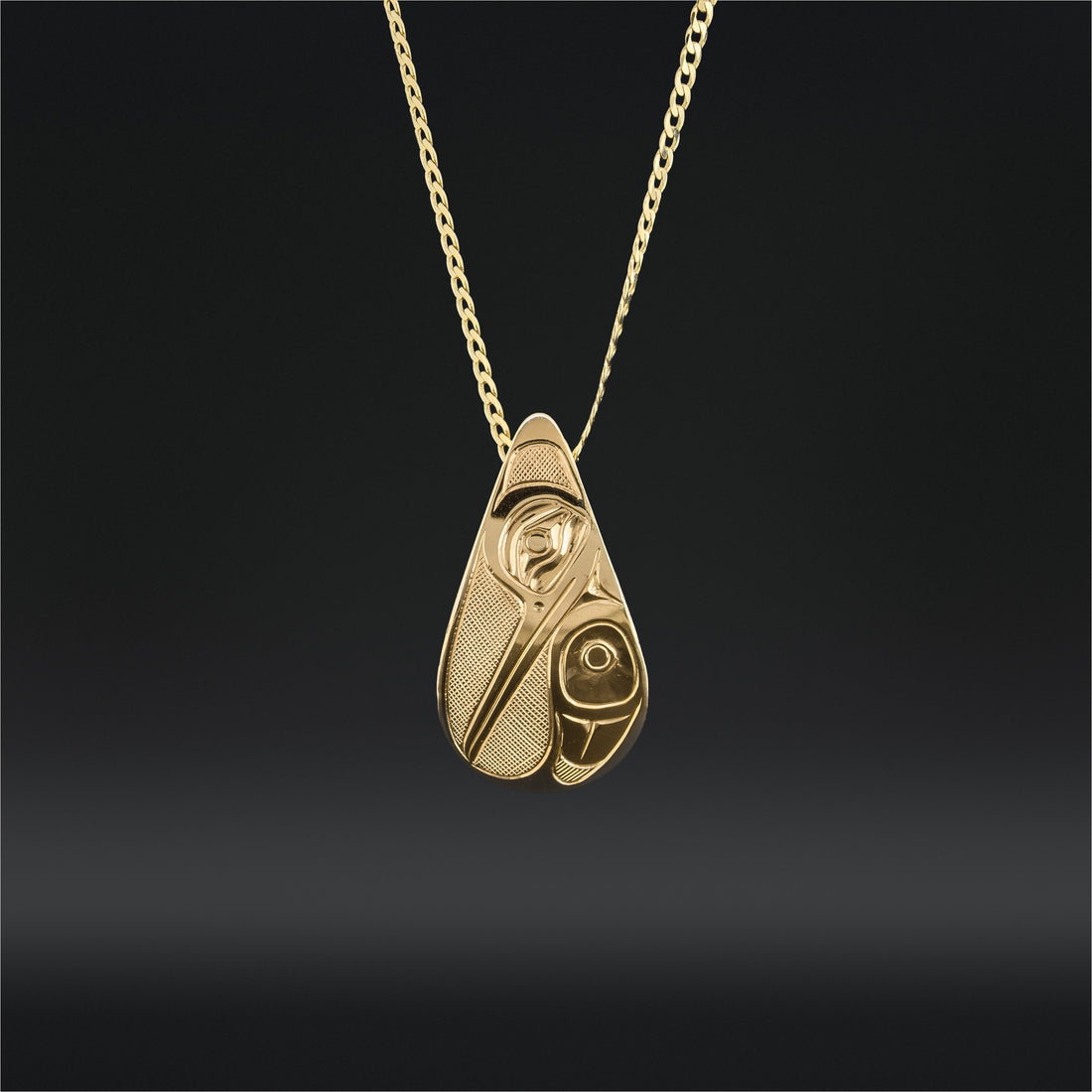 Hummingbird - 14k Gold Pendant
