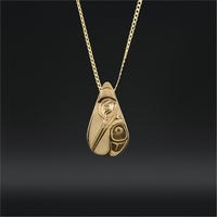 Hummingbird - 14k Gold Pendant