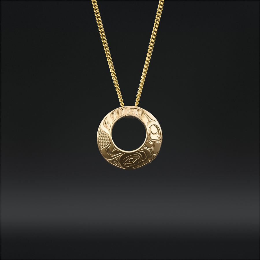 Killerwhale - 14k Gold Pendant