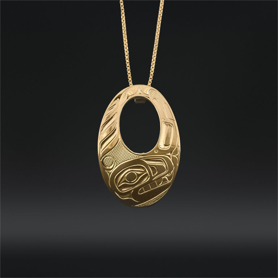 Killerwhale - 14k Gold Pendant