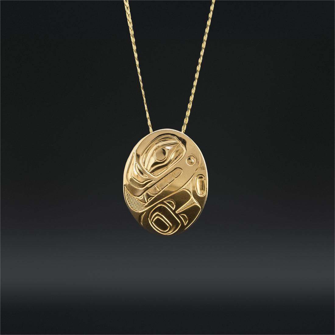 Killerwhale - 14k Gold Pendant