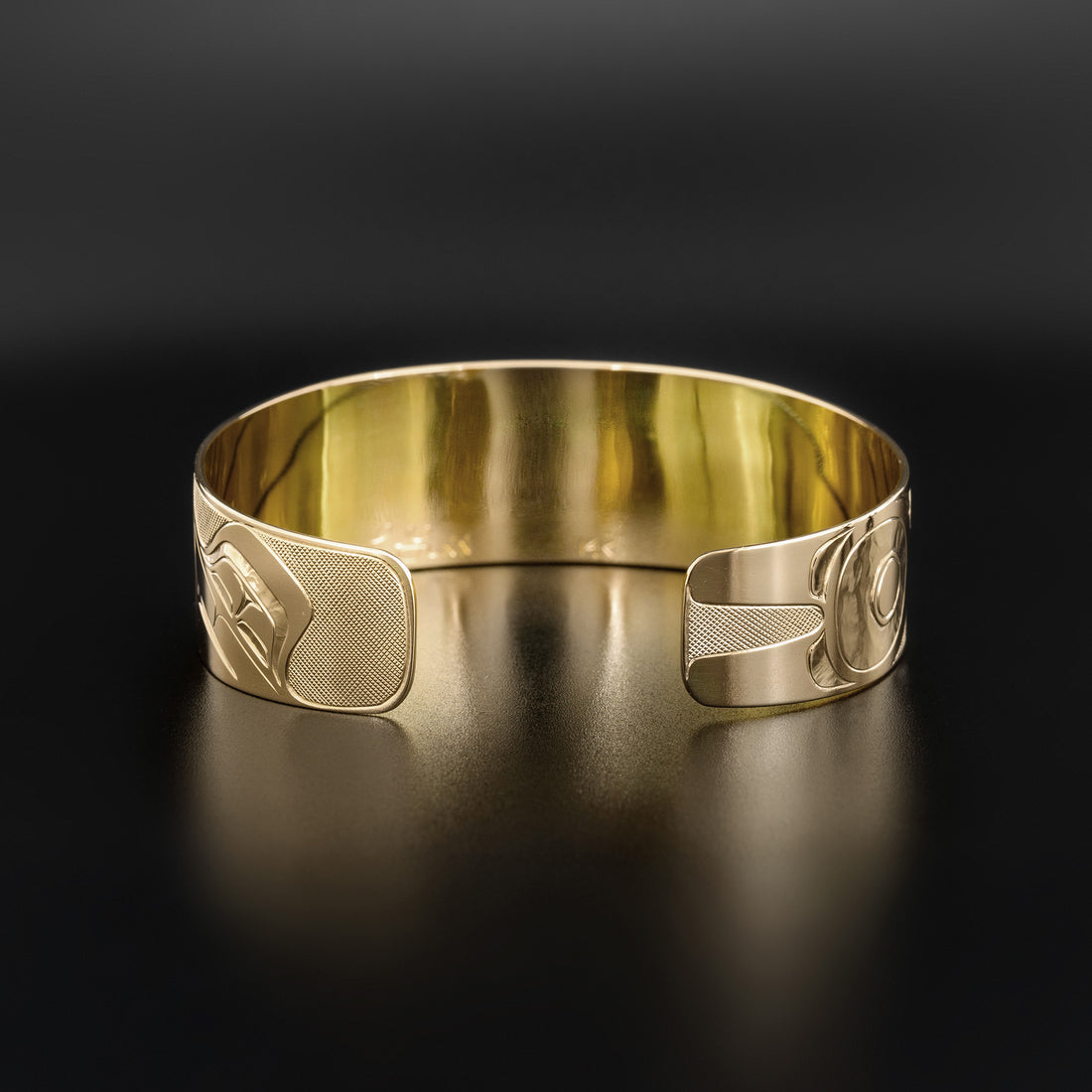 Orca Pod - 14k Gold Bracelet
