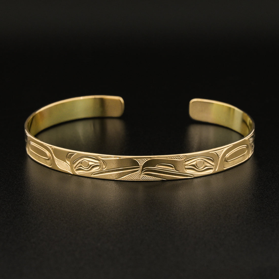 Raven and Eagle 14k Gold Bracelet