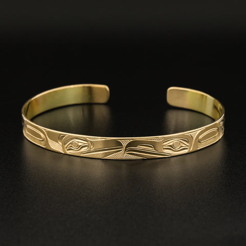 Raven and Eagle <br>14k Gold Bracelet