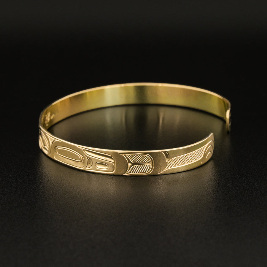 Raven and Eagle 14k Gold Bracelet