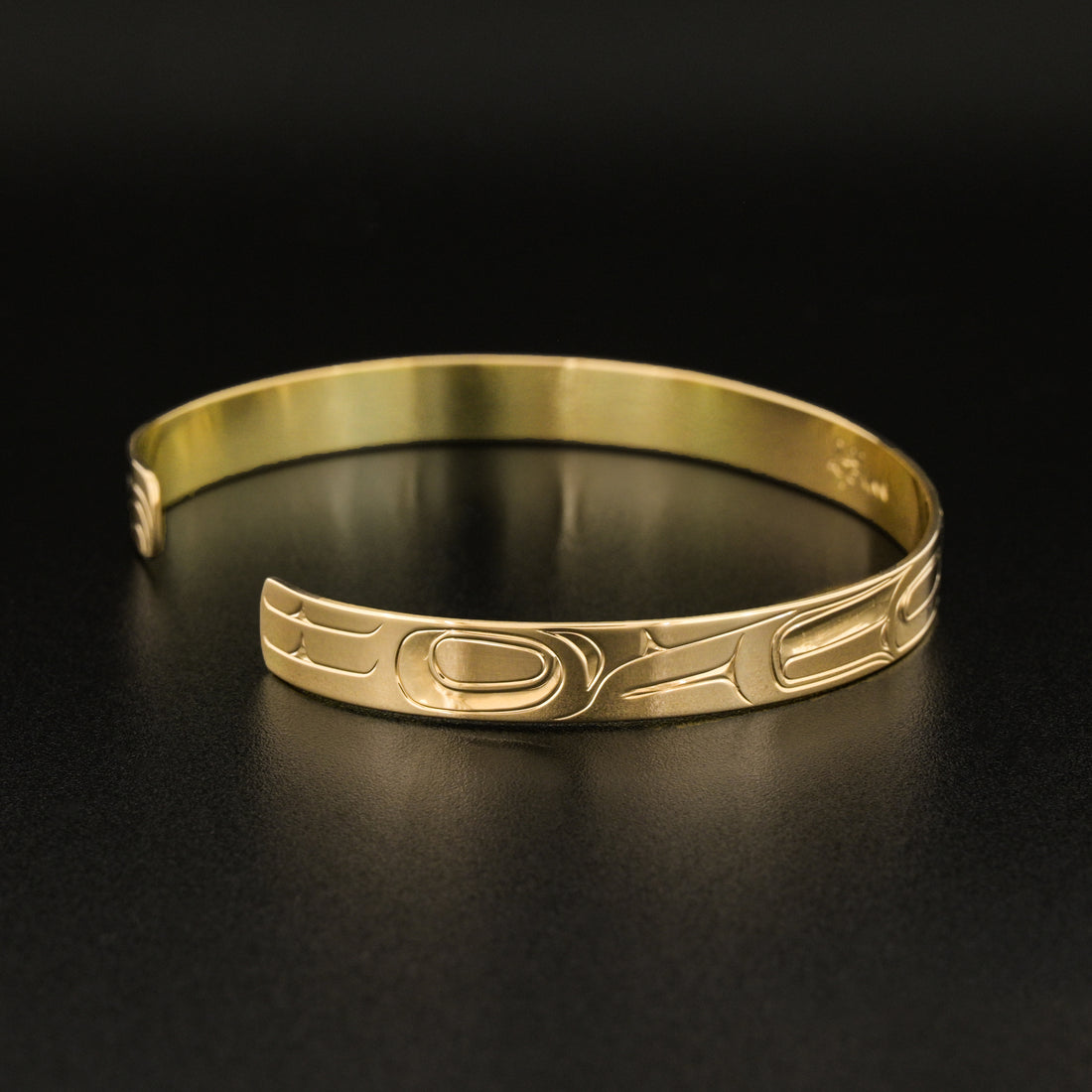 Raven and Eagle 14k Gold Bracelet