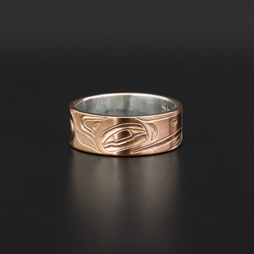 Raven - Shibuichi Silver Ring