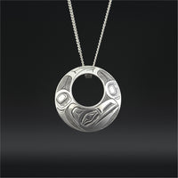 Raven - Silver Pendant