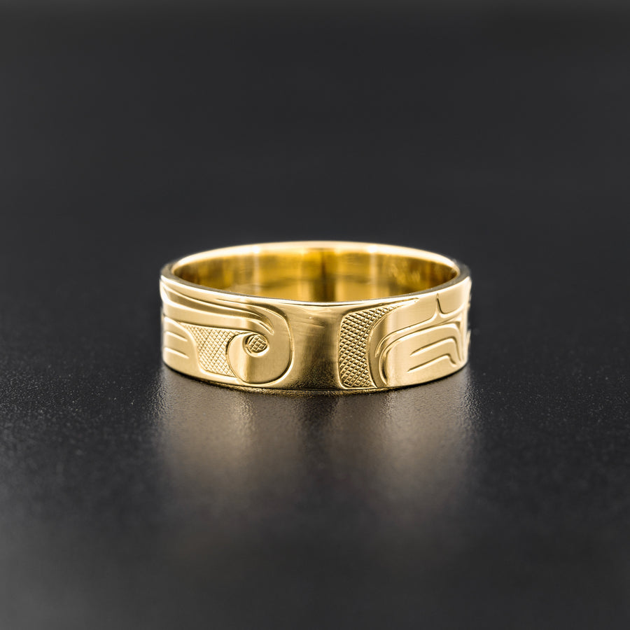 Wolf - 14k Gold Ring