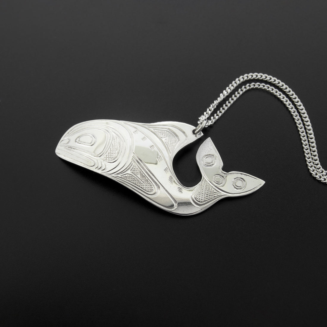 Salmon - Silver Pendant