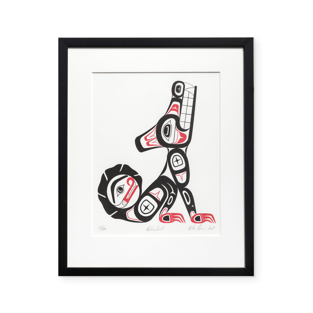 Howling Wolf - Framed Limited Edition Print