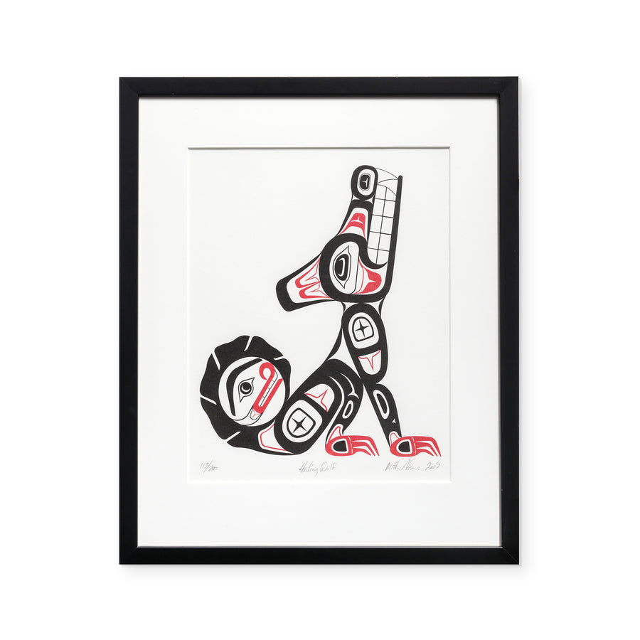 Howling Wolf - Framed Limited Edition Print