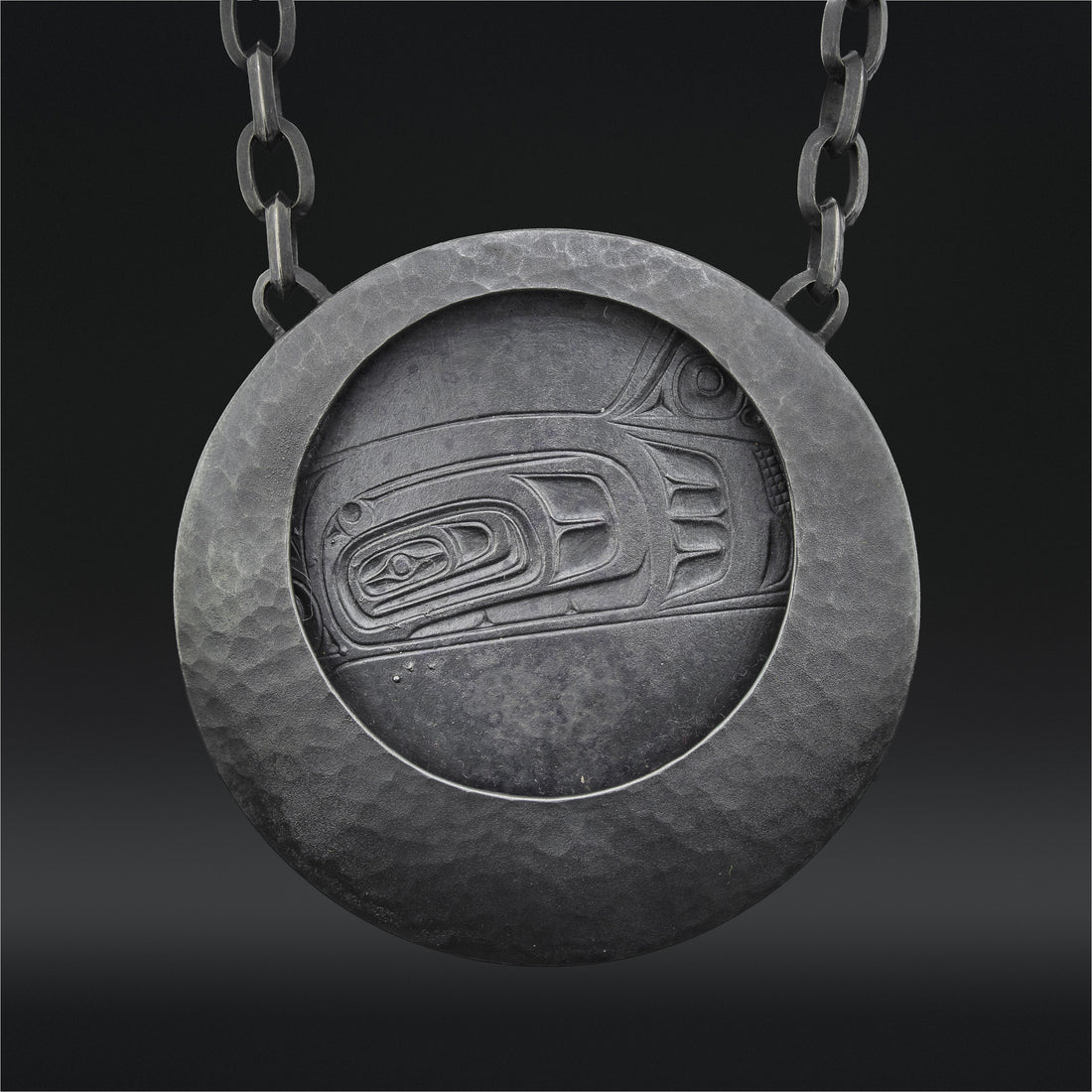Orca Blowhole - Silver Necklace
