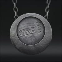 Orca Blowhole - Silver Necklace