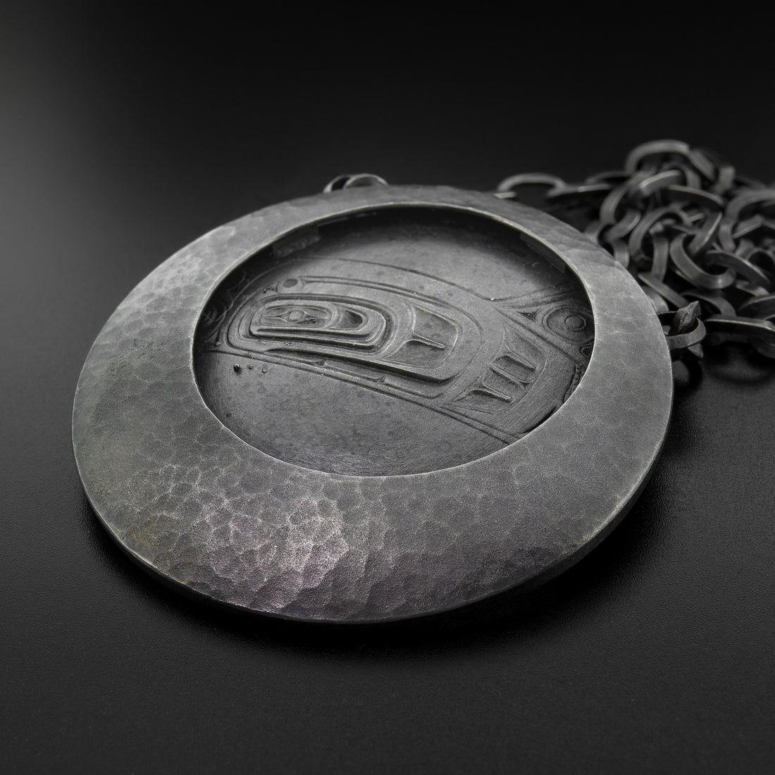 Orca Blowhole - Silver Necklace