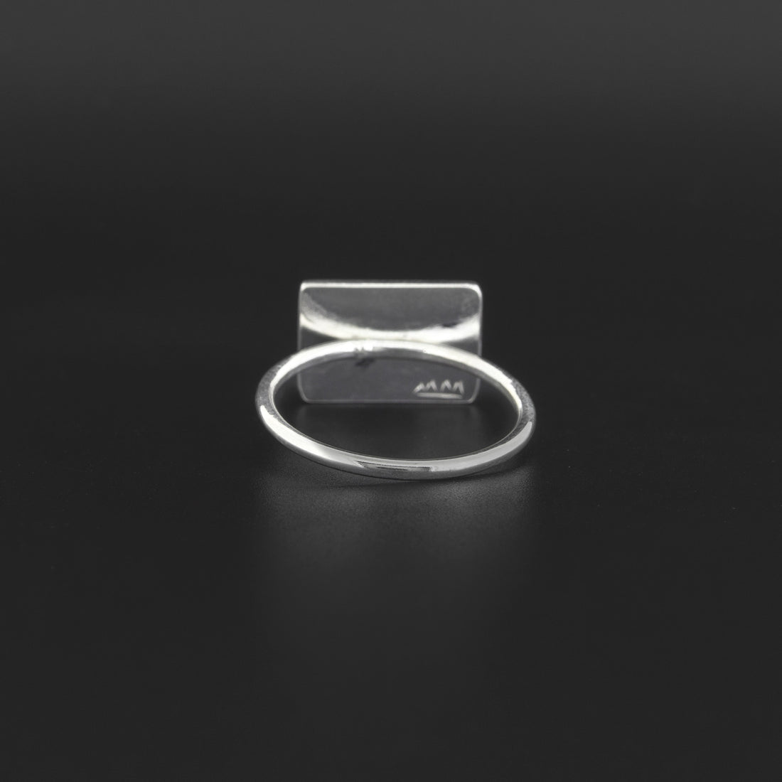 Eagle - Silver Ring with Amethyst