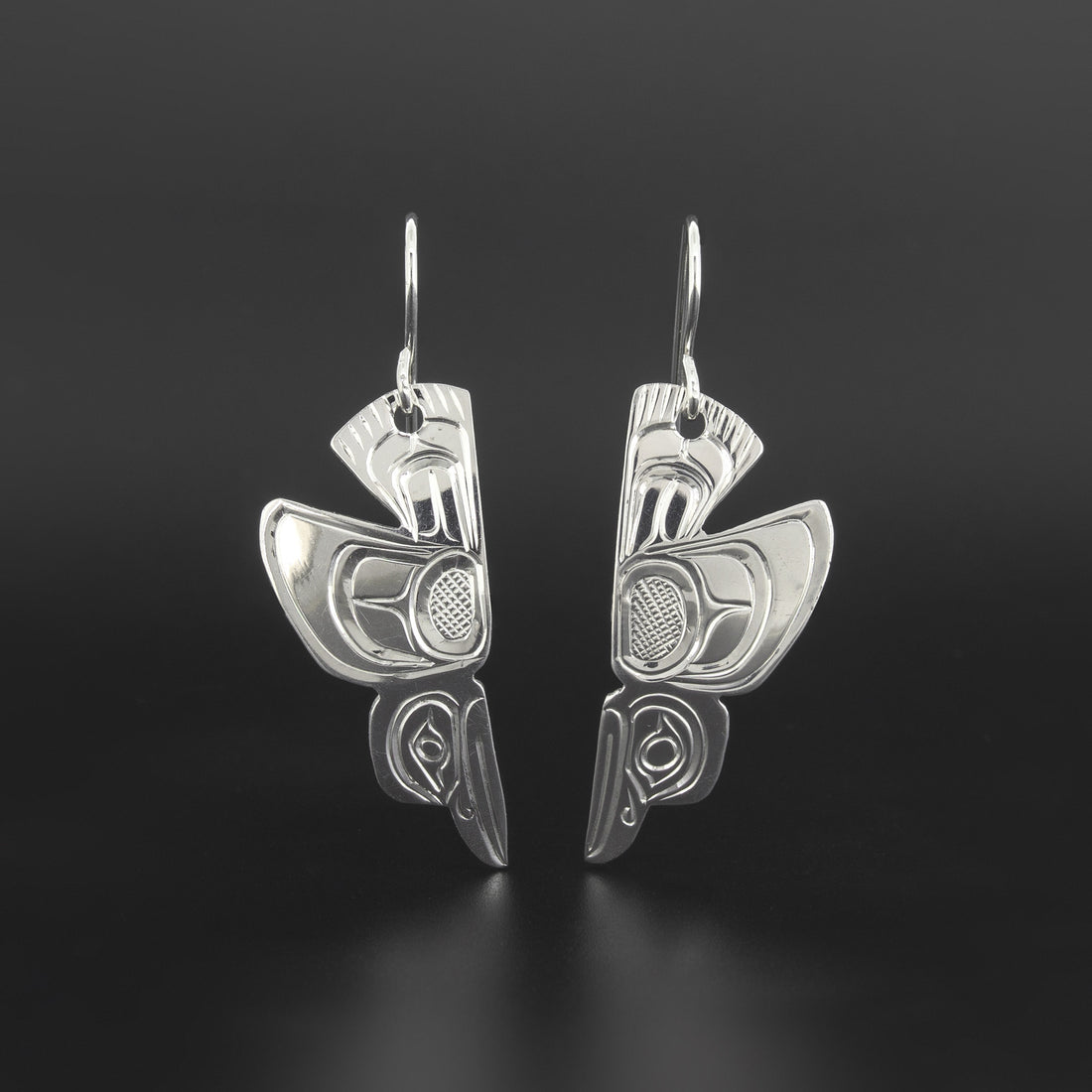 Hummingbirds - Silver Earrings
