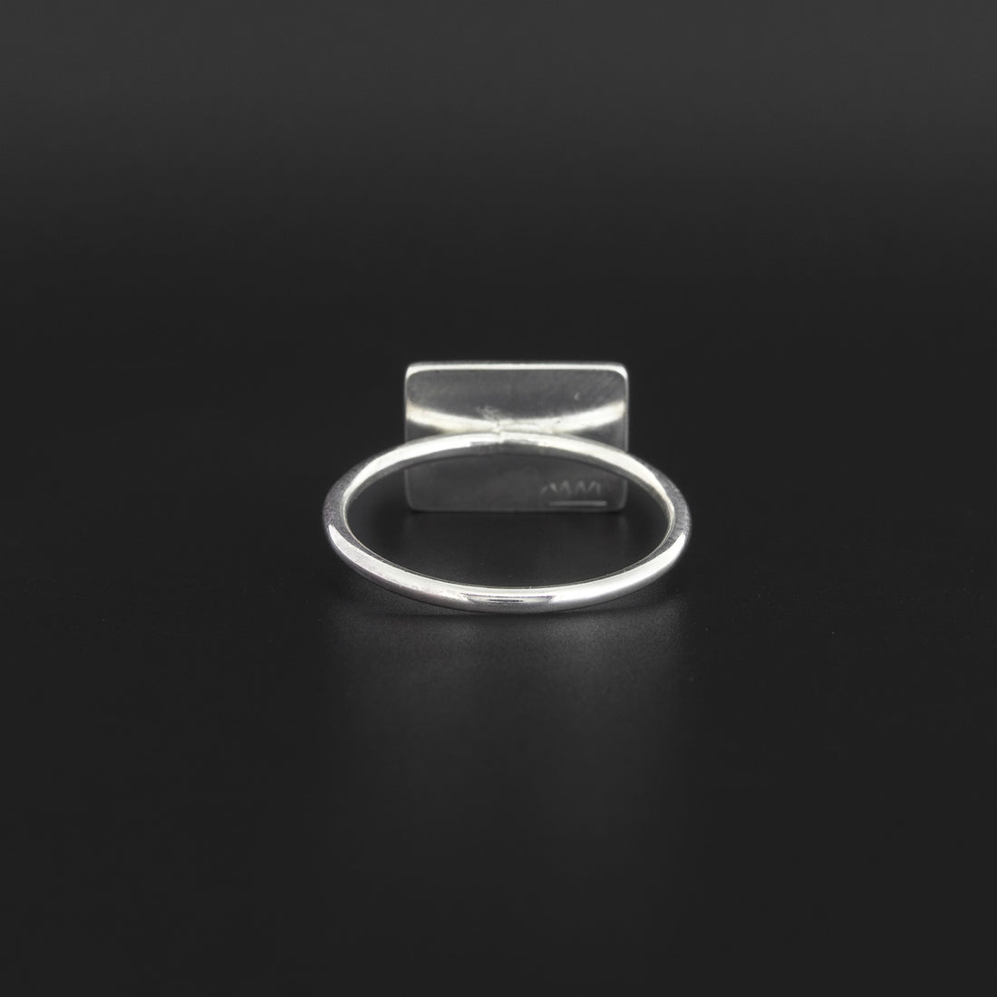Orca - Silver Ring with Blue Topaz