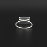 Orca - Silver Ring with Blue Topaz