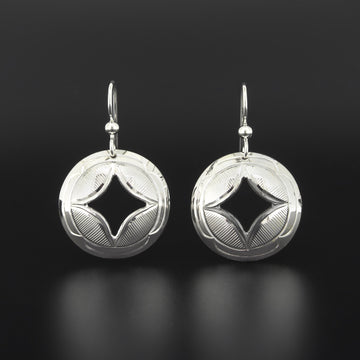 Four Directions - Silver Earrings