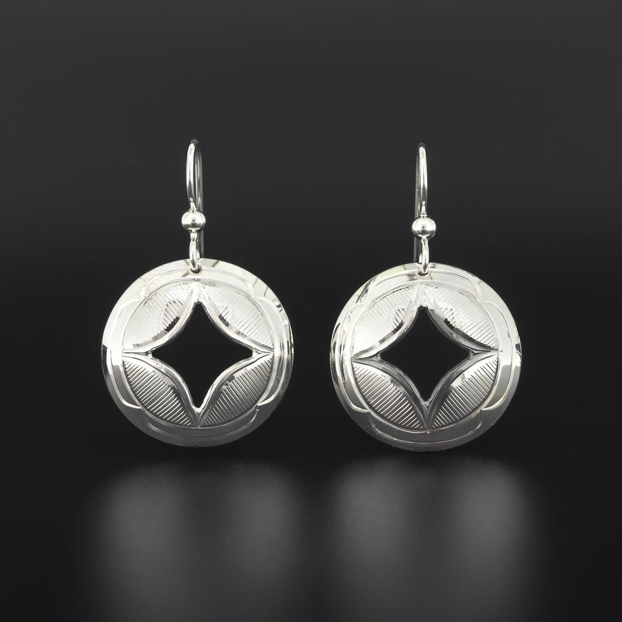Four Directions - Silver Earrings