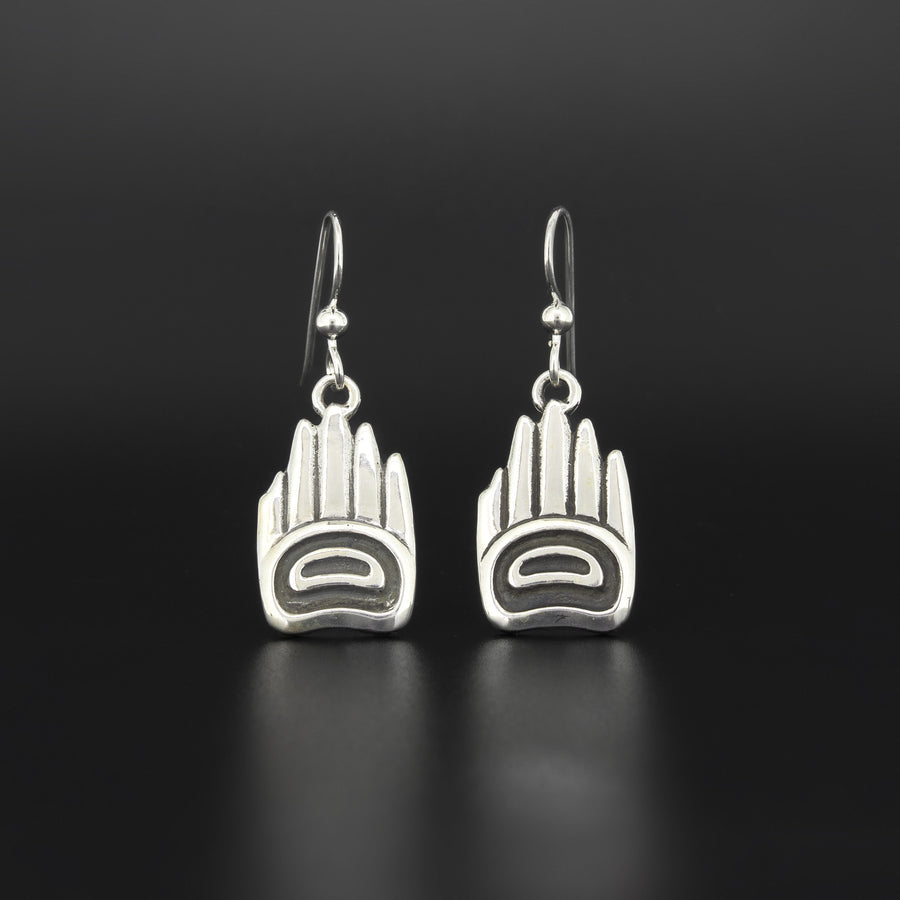 Friendship Hands - Silver Earrings