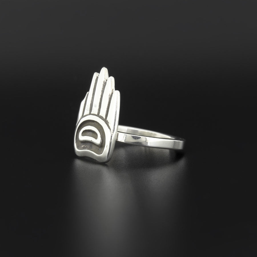 Friendship Hand - Silver Ring