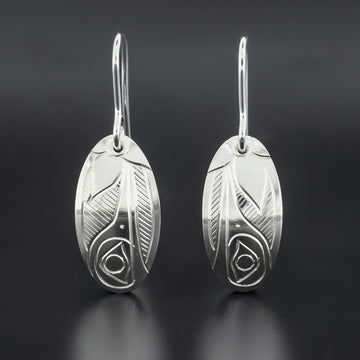 Hummingbird - Silver Earrings