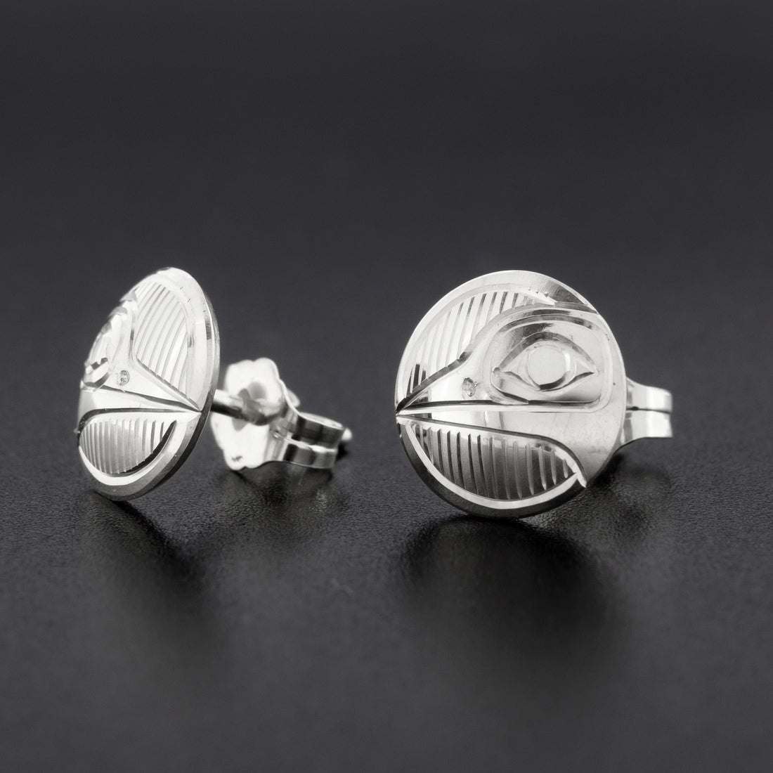 Hummingbird - Silver Stud Earrings