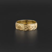 Hummingbirds - 14k Gold Ring