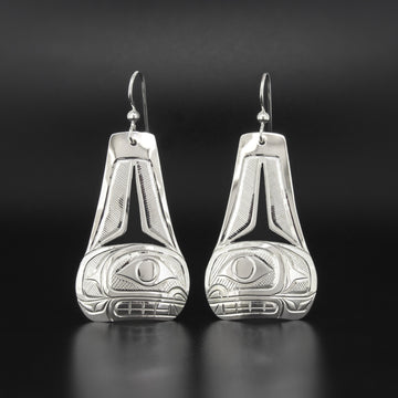 Saaeina.aat's Whale - Silver Earrings