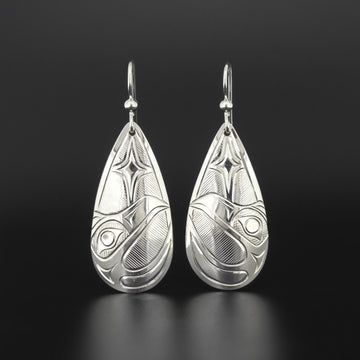 North Star - Silver Earrings