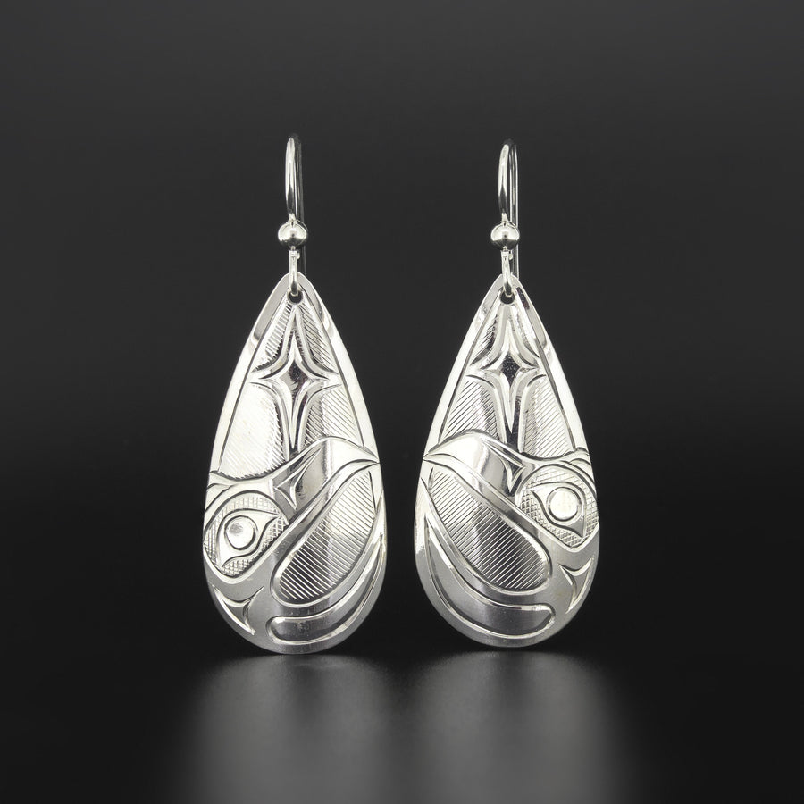 North Star - Silver Earrings