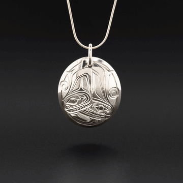 Killerwhales - Silver Pendant