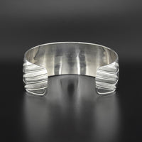 Raven with Moon and Stars - Silver Bracelet