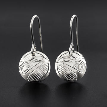Raven - Silver Earrings