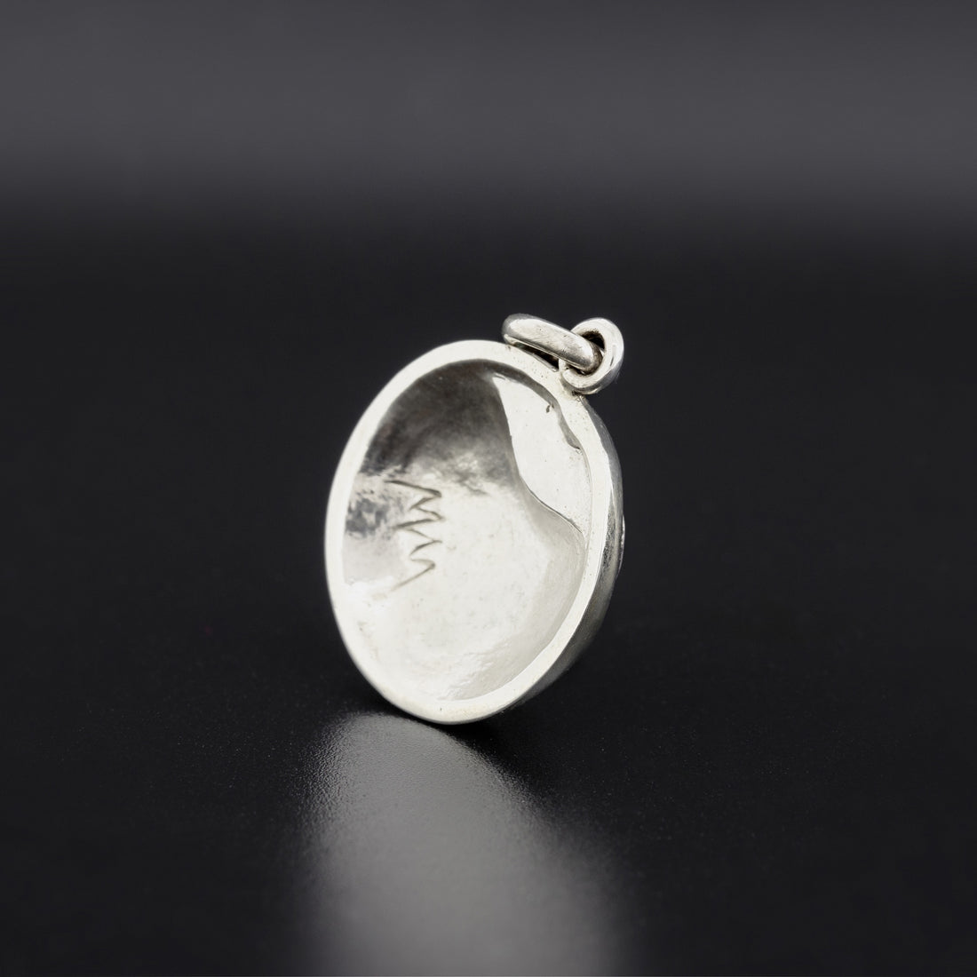Salmon Egg - Silver Pendant