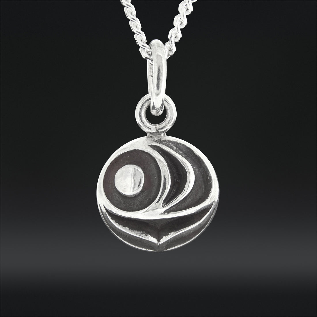Salmon Egg - Silver Pendant