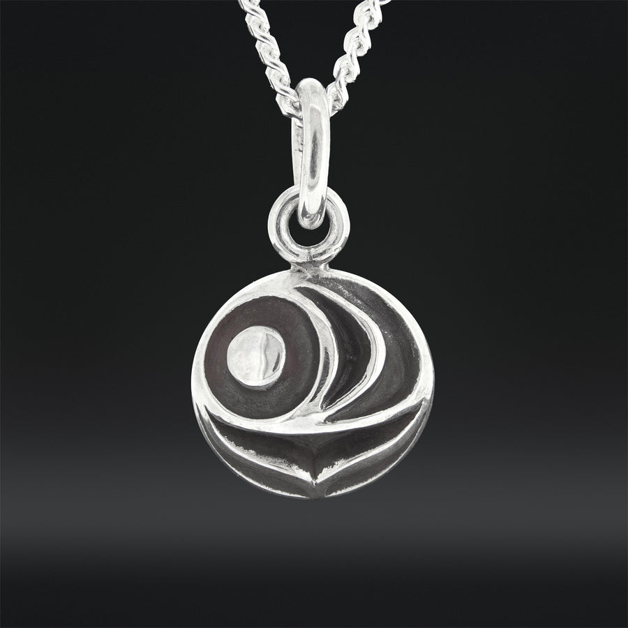 Salmon Egg - Silver Pendant