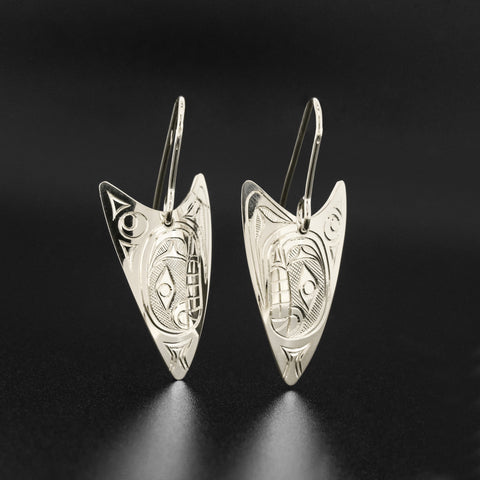 Orca - Silver Earrings