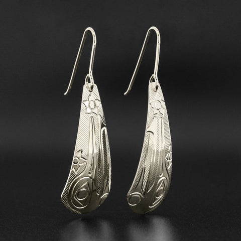 Hummingbird - Silver Earrings