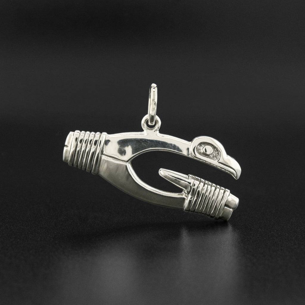 Eagle Halibut Hook - Silver Pendant – Lattimer Gallery